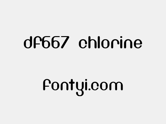 DF667  Chlorine