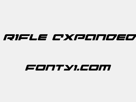 Pulse Rifle Expanded Italic