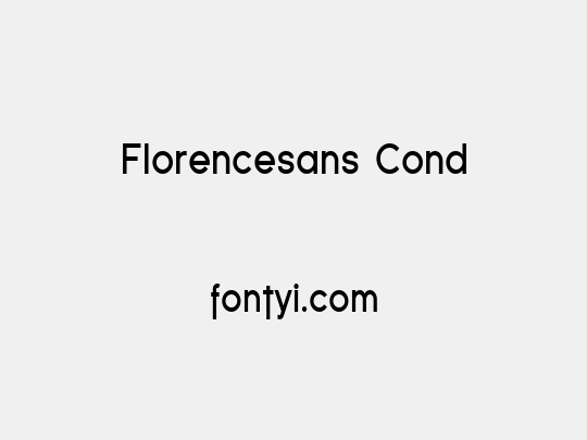 Florencesans Cond