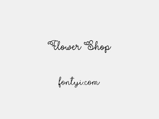 Flower Shop