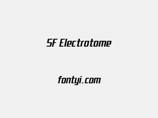 SF Electrotome