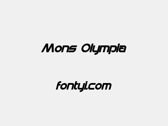 Mons Olympia