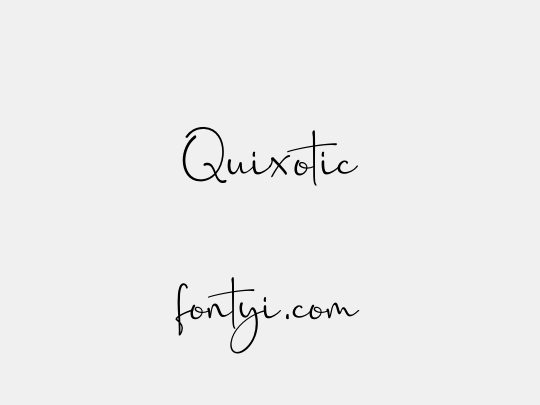 Quixotic