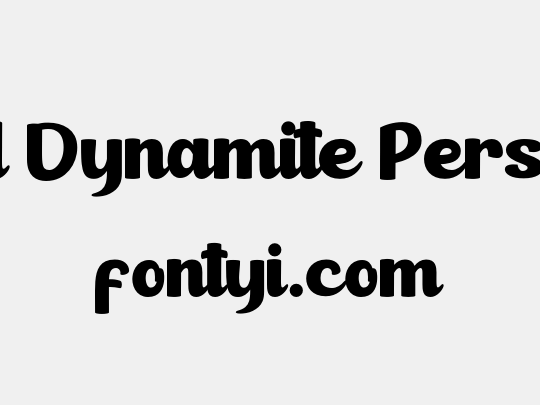 Cheerful Dynamite Personal Use