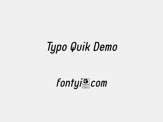 Typo Quik Demo