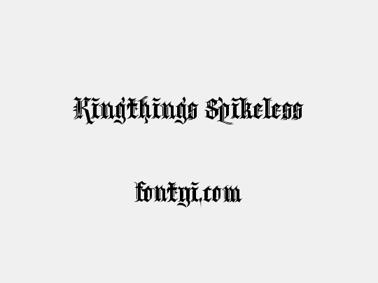 Kingthings Spikeless