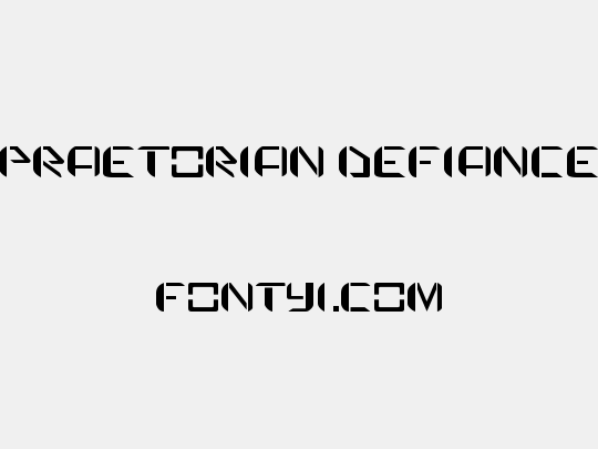 praetorian defiance