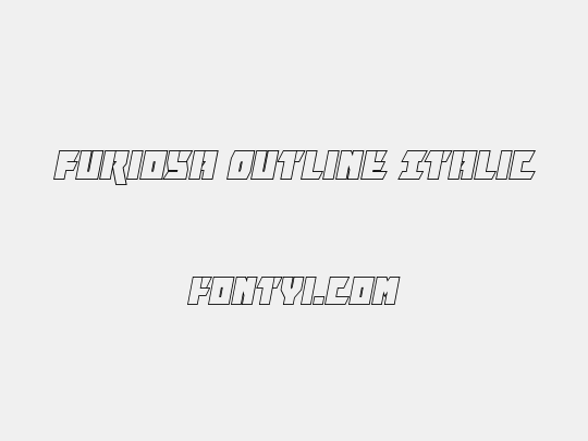 Furiosa Outline Italic