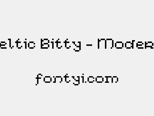 Celtic Bitty - Modern