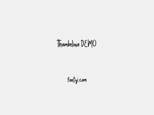 Thumbelina DEMO
