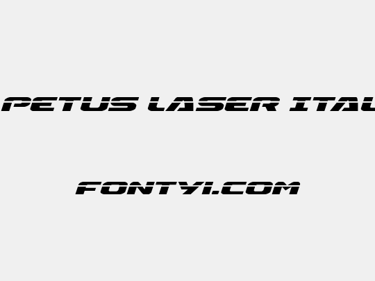 Iapetus Laser Italic