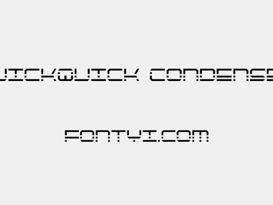 QuickQuick Condensed