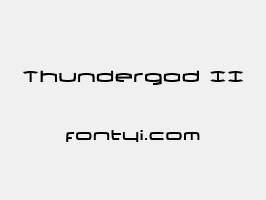 Thundergod II