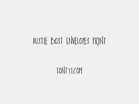 Austie Bost Envelopes Print