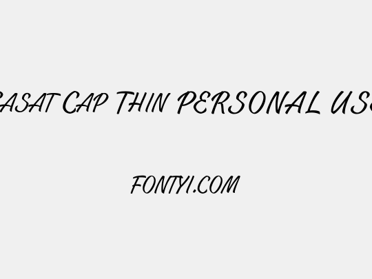 Casat Cap Thin PERSONAL USE