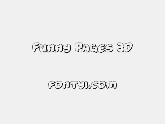 Funny Pages 3D