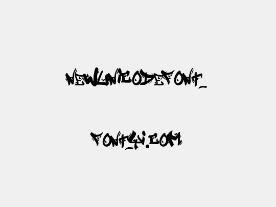 NewUnicodeFont