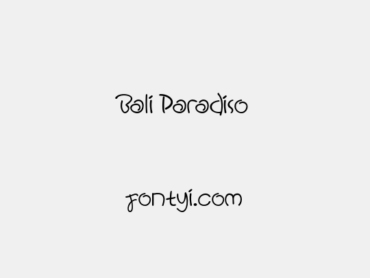 Bali Paradiso