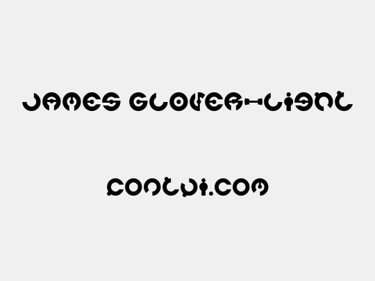 JAMES GLOVER-Light