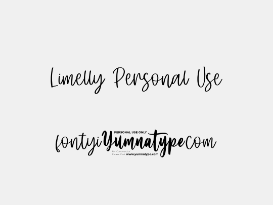 Limelly Personal Use