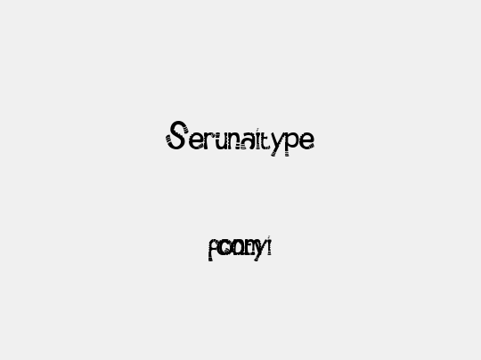 Serunaitype
