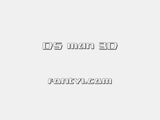 DS man 3D