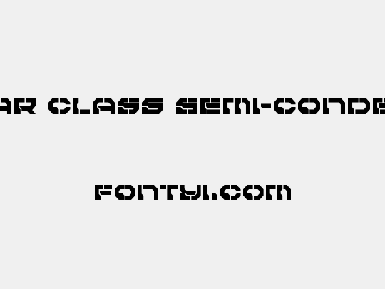 Pulsar Class Semi-Condensed