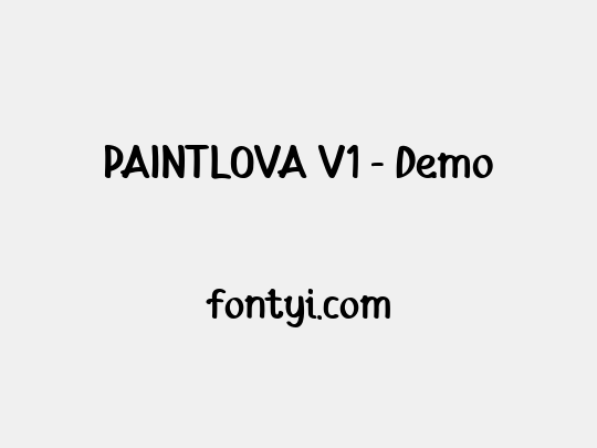 PAINTLOVA V1 - Demo