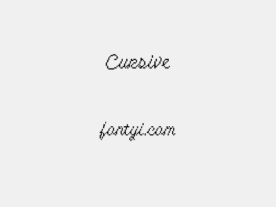 Cursive