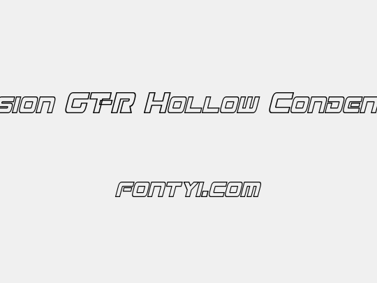 Mission GT-R Hollow Condensed