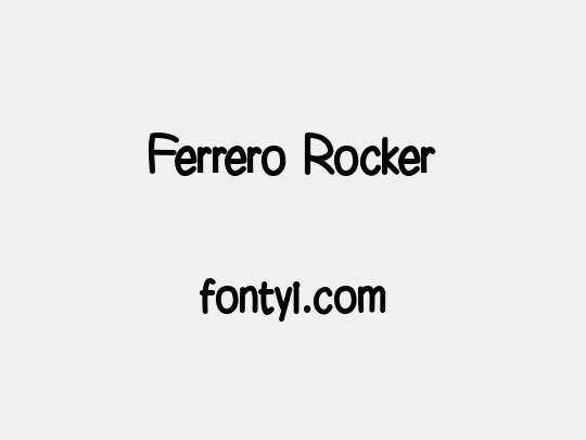 Ferrero Rocker
