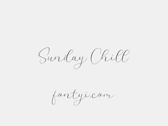 Sunday Chill