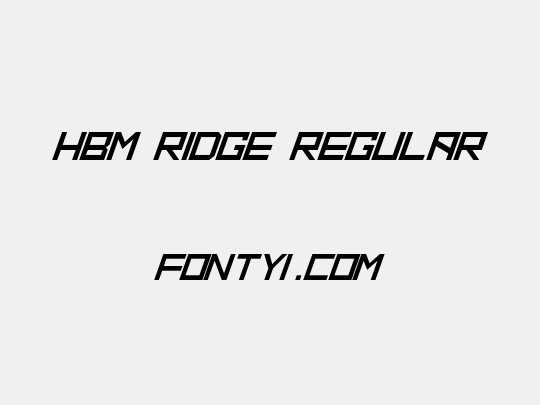HBM Ridge Regular
