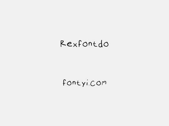 Rexfontdo