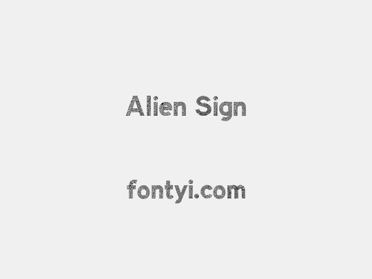Alien Sign