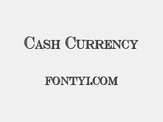 Cash Currency