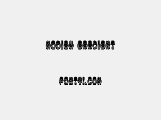 Modish Gradient