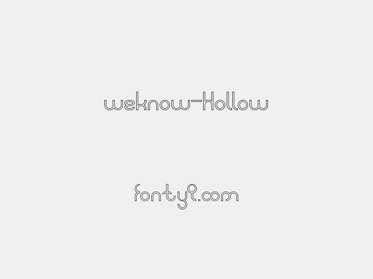 weknow-Hollow