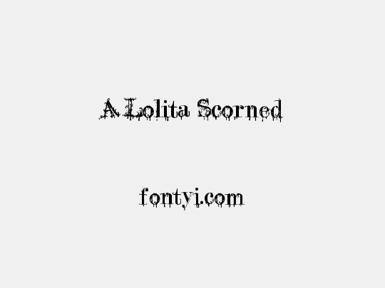 A Lolita Scorned