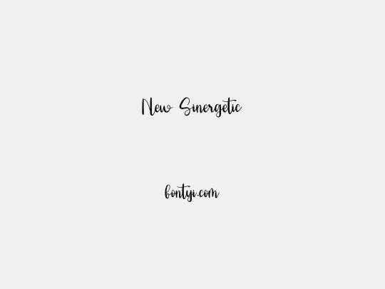 New Sinergetic