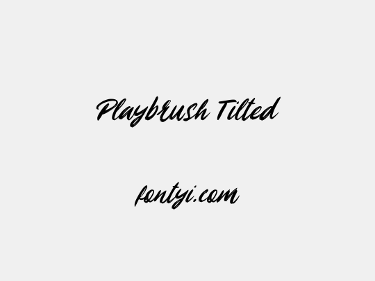 Playbrush Tilted