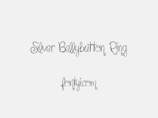 Silver Bellybutton Ring