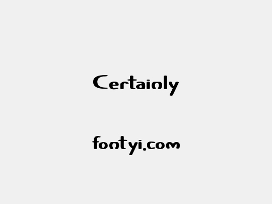 Certainly
