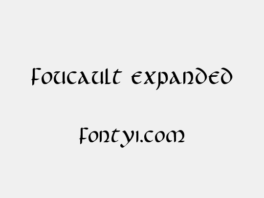 Foucault Expanded
