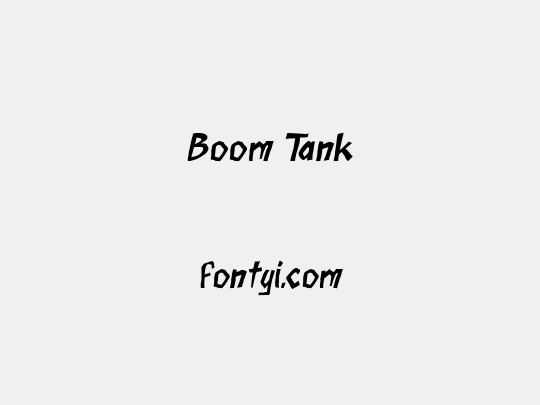 Boom Tank