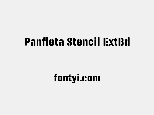 Panfleta Stencil ExtBd