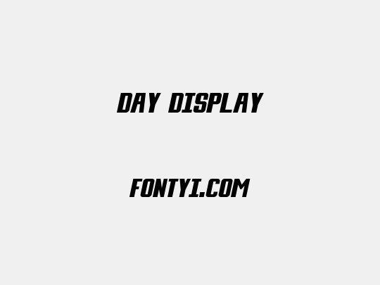 Day Display