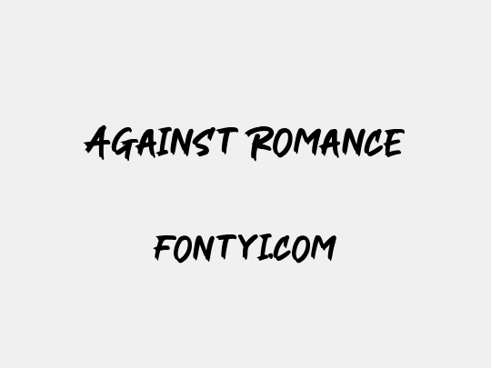 Against Romance