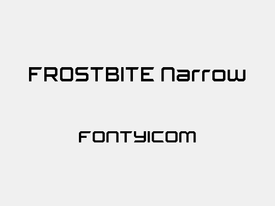 FROSTBITE Narrow