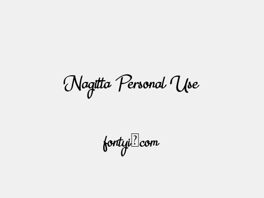 Nagitta Personal Use